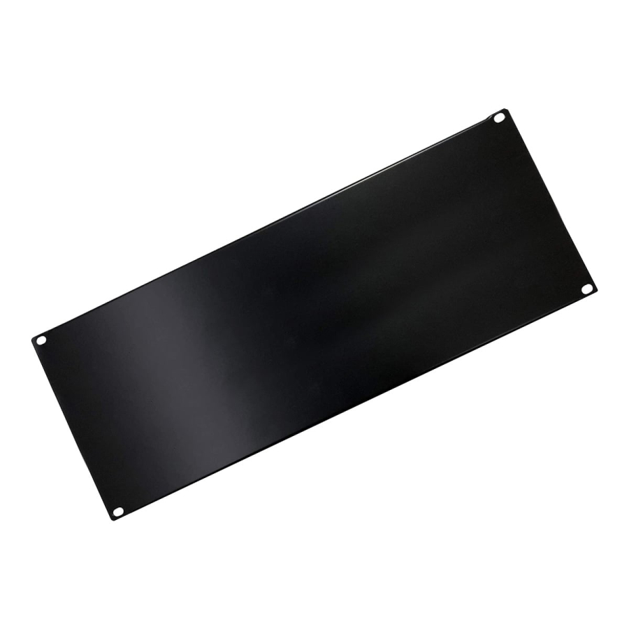 Pannello Cieco per Armadi Rack 19'' Nero 4 Unità
